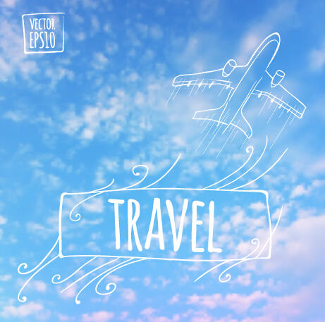 Blurred summer travel creative background 02