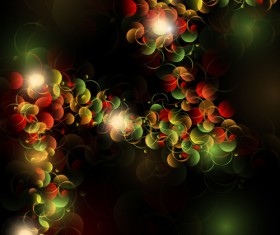 Bright dynamic circle vector background 01