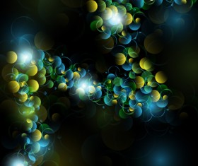 Bright dynamic circle vector background 02