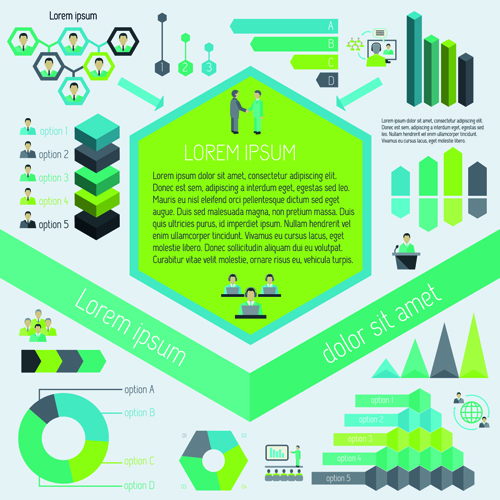 Business Infographic creative design 1455