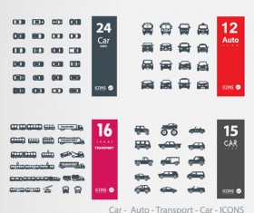 Car – Auto – Transport icons vector