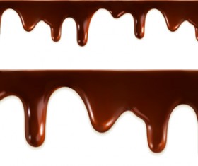 Chocolate drop background design vector 01
