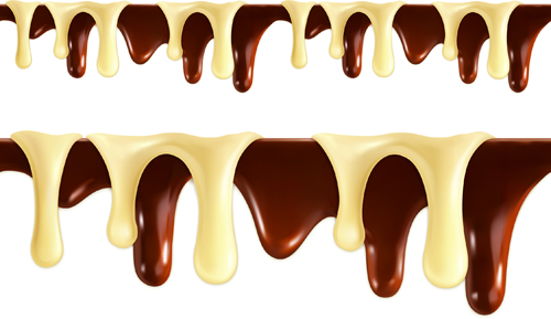 Chocolate drop background design vector 02
