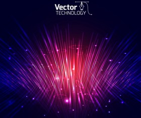 Colored glow tech vector background 03