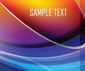 Colored gradual change with abstract background vector 07