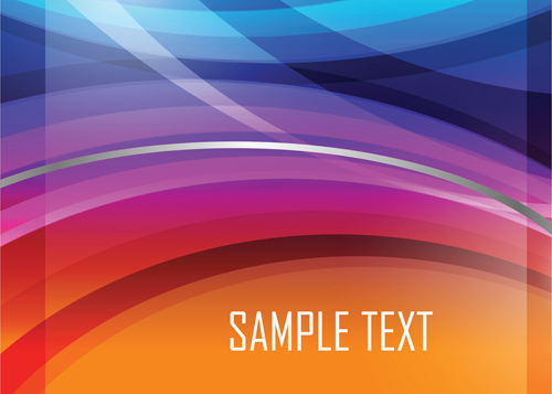 Colored gradual change with abstract background vector 08