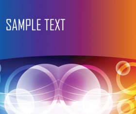 Colored gradual change with abstract background vector 11