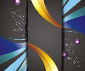 Creative abstract cover background vectors 01