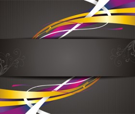 Creative abstract cover background vectors 03