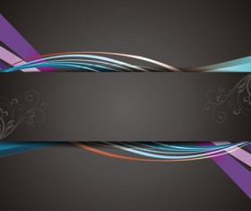 Creative abstract cover background vectors 04