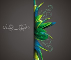 Creative abstract cover background vectors 05