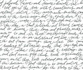 Creative calligraphic text vector seamless pattern 04