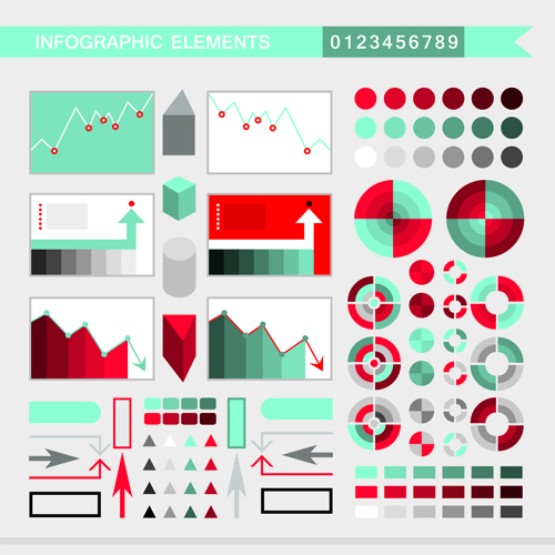 Creative infographic element vector material 01