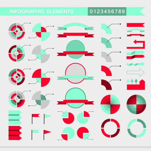Creative infographic element vector material 02