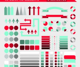 Creative infographic element vector material 03