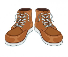 Creative low shoe vector graphics 01