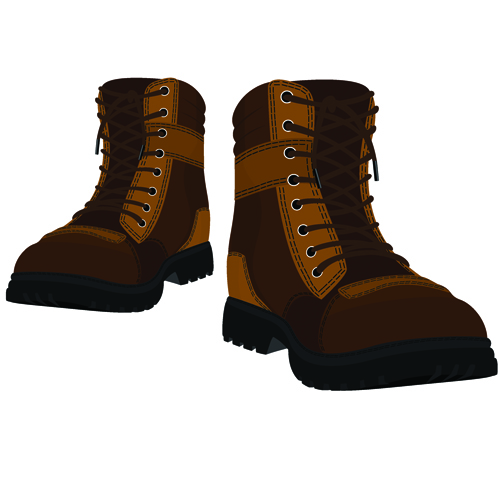 Creative low shoe vector graphics 02 free download