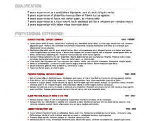 Creative resume template design vector material 01