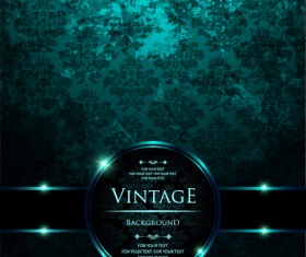 Dark green luxury background vector