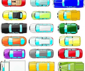 Different car vector material
