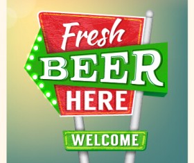 Different neon sign billboard design vector 03