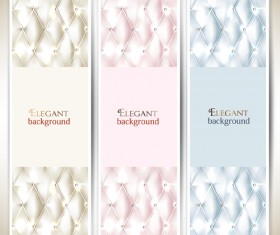 Elegant sofa background banner vector 03