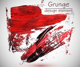 Graffiti dark red grunge background vector