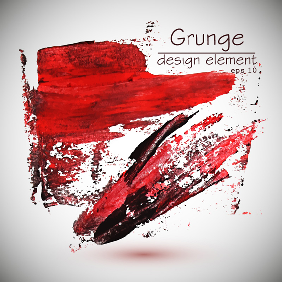 Graffiti dark red grunge background vector