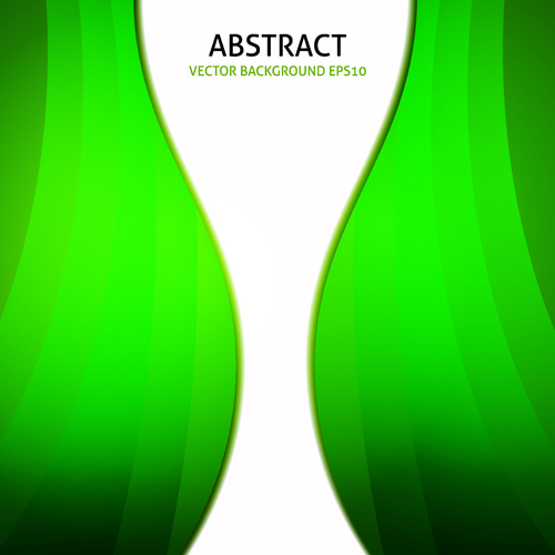 Green dynamic lines vector backgrounds 01
