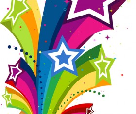 Holiday celebration abstract stars background