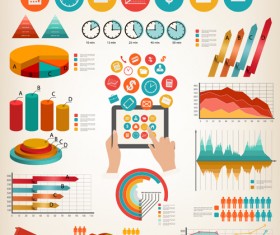 Human health infographics vector material 05
