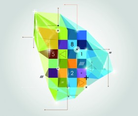 Information business template background vector 01