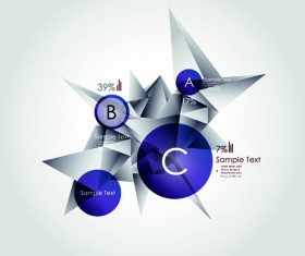 Information business template background vector 02