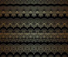 Lace decorative pattern vector background 08
