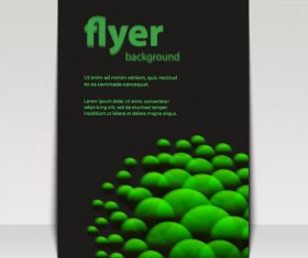 Modern business flyer backgrounds vector 03