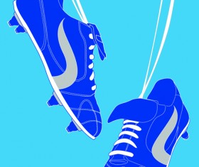 Modern sneakers design elements 01