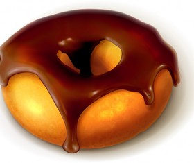 Realistic chocolate creative vector set 02