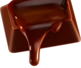 Realistic chocolate creative vector set 04
