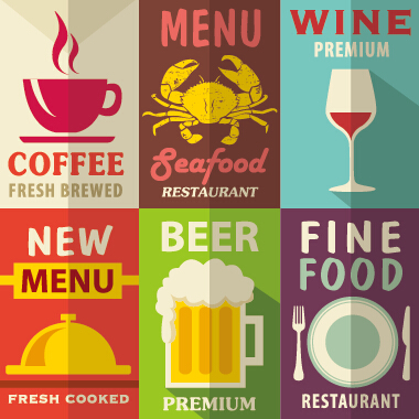 Retro with vintage restaurant menu cover vector graphics 04