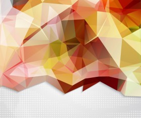 Shiny geometric shapes embossment background