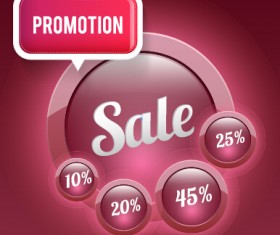 Shiny sale discount poster vector