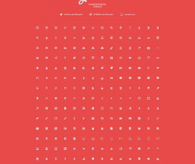 Small fine system icons psd material set