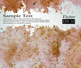 Stains with grunge vector background graphics