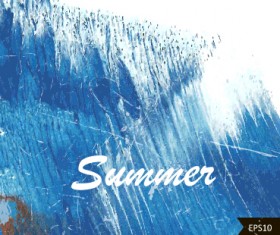 Summer watercolors vector background art 04