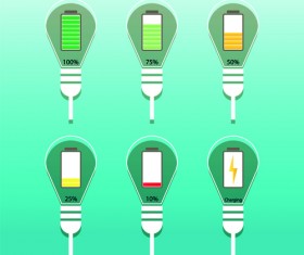 Vector lamp creative idea business template 02