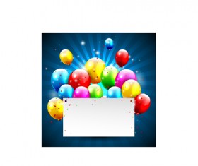 Vector set of birthday cards design elements 02