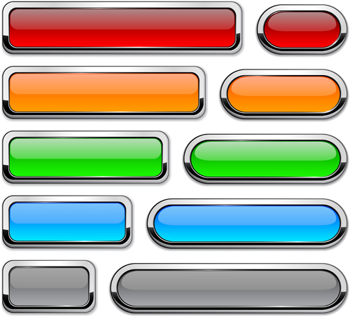 Vector web buttons creative design set 01