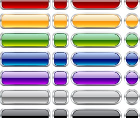 Vector web buttons creative design set 06