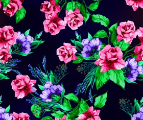 Vintage roses vector seamless pattern 01