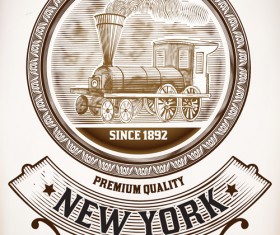 Vintage style decor background vectors 01